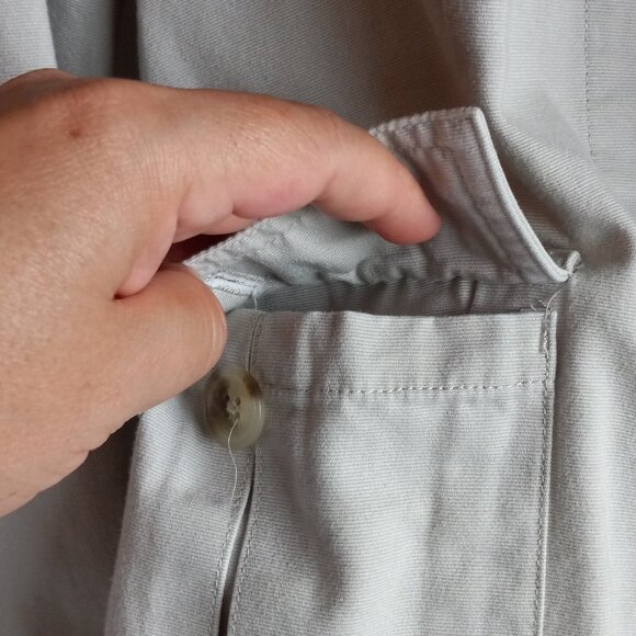 Tan Isaac Mizrahi Women's Cargo Jacket - Picture 5 of 6